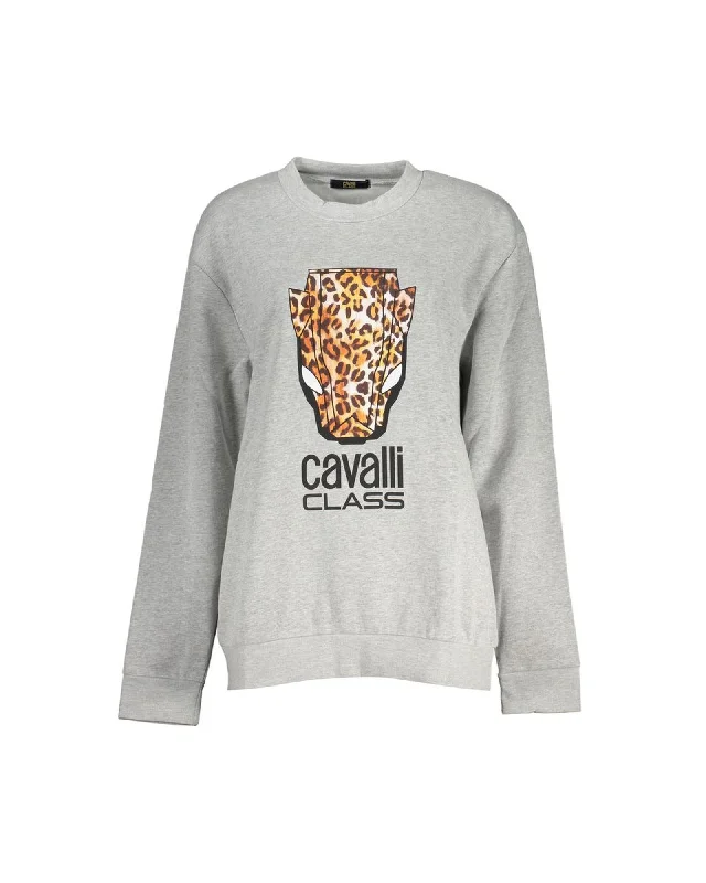 Weekend Style Cavalli Class  Leopard Print Sweatshirt for Women
