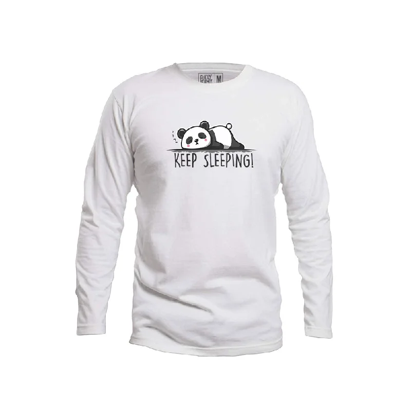 Refreshing Design Keep Sleeping Full Sleeve T-Shirt