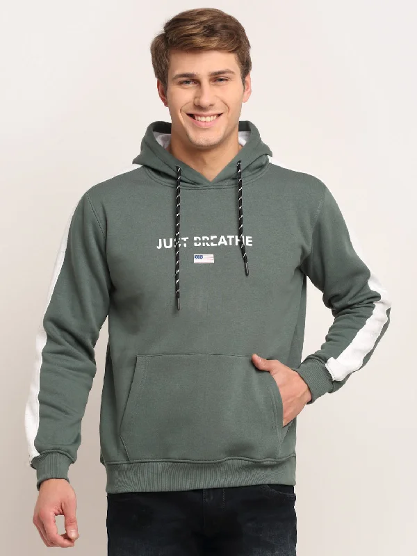 Cozy Apparel Green Sweatshirt for Men's