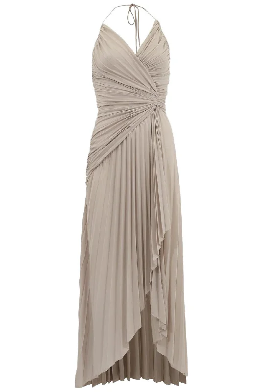 Long Pleated Dress