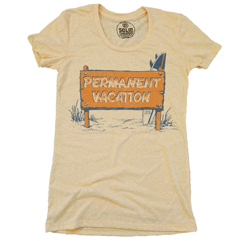 Comfortable Fashion Women's Permanent Vacation T-shirt