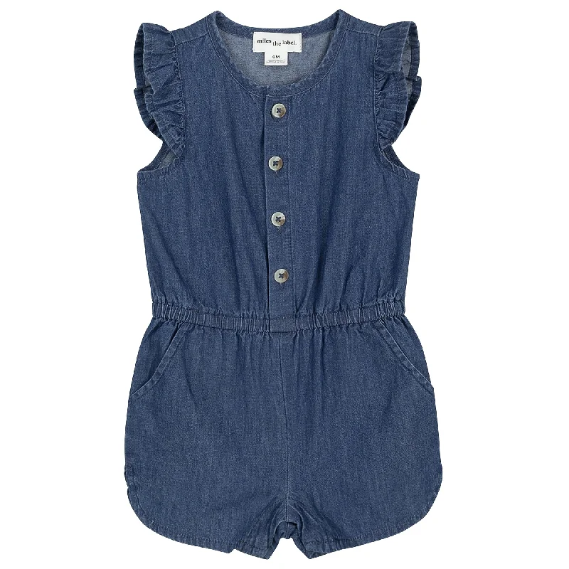 Versatile Casuals Girls Denim Romper