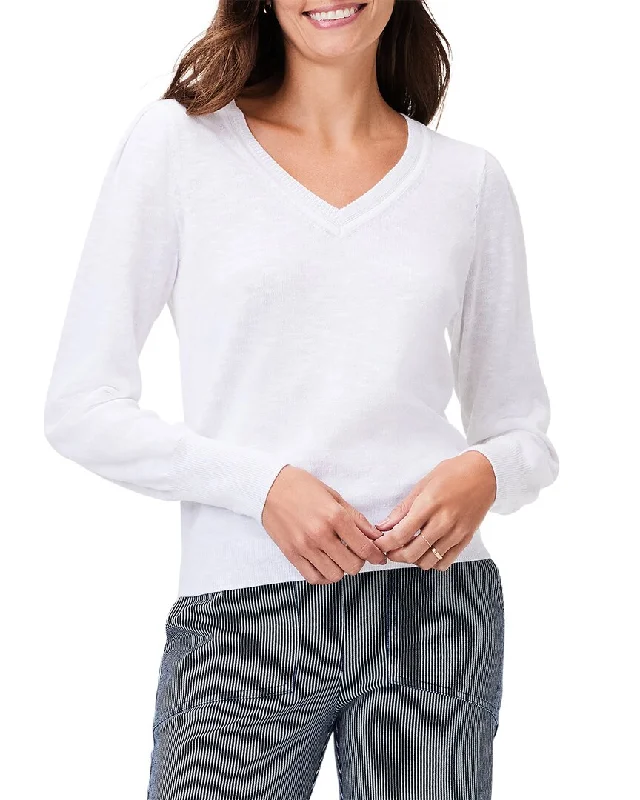 Soft Looks Nic+Zoe Slub V-Neck Sweater