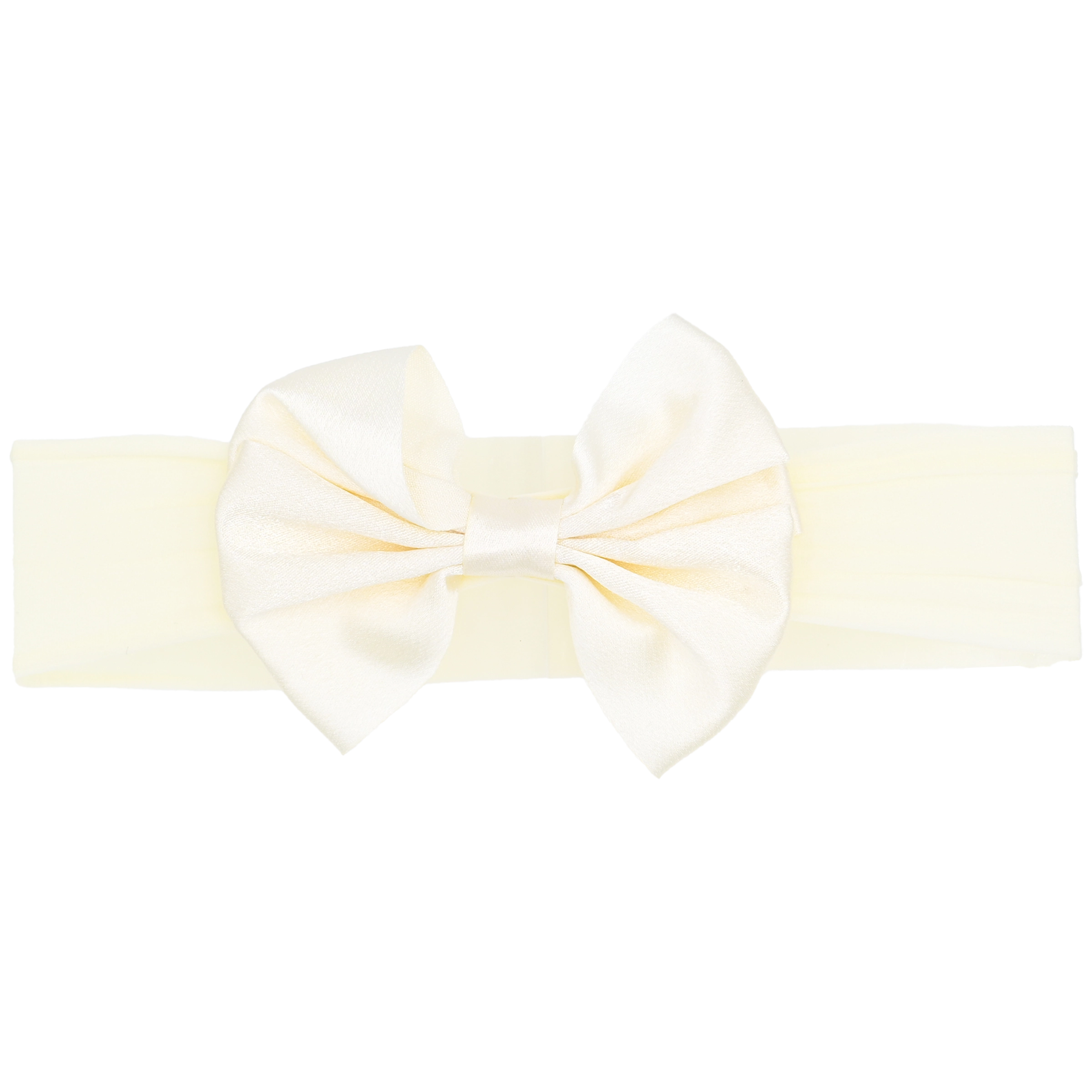 Spiritual Vitality Gold Satin Ribbon Headband