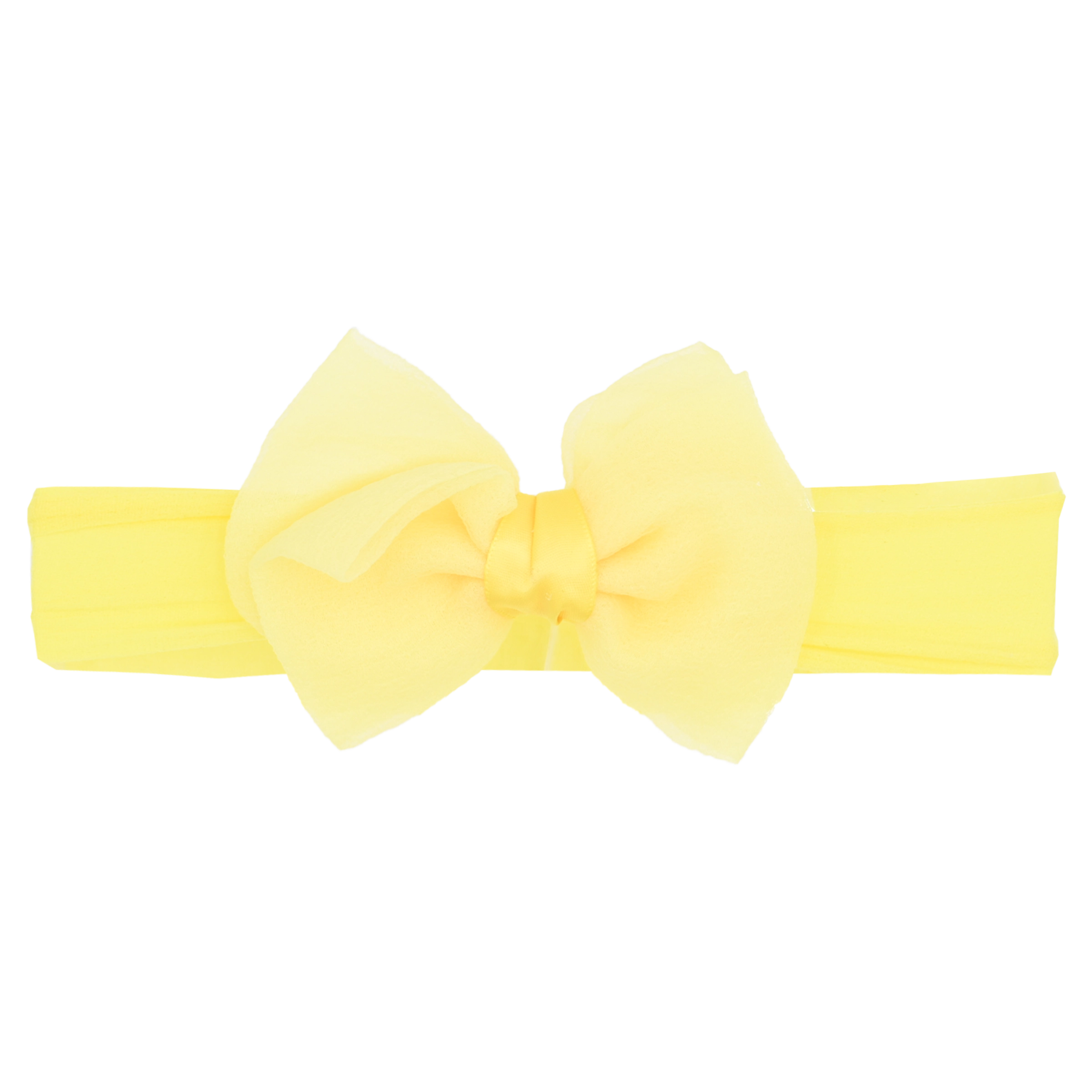Cozy Apparel Yellow Tulle Ribbon Headband