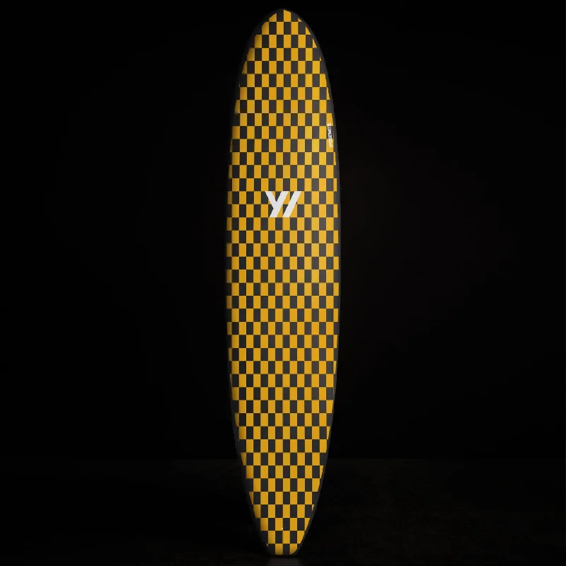 Fashionable In The Times Y/OSEMITE  Checkered Longboard 7'10" - Black/Crocus