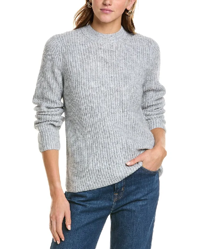 Cozy Fashion Vince Shaker Rib Wool & Alpaca-Blend Sweater