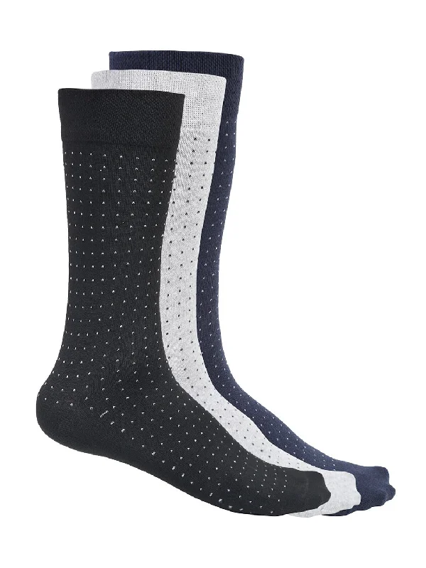 Soft Textures Men Set of 3 Socks