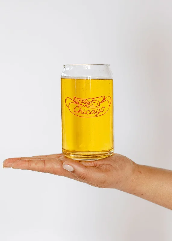 Energy Plan Chicago Dog Beer Glass - 16 oz