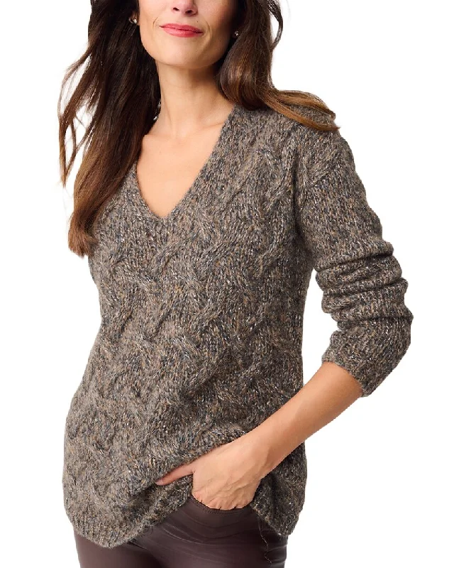 Minimal Style J.Mclaughlin Lenore Alpaca & Wool-Blend Sweater