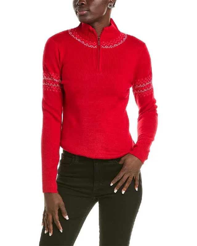 Breezy Comfort Meister x Fera Hannah Wool-Blend 1/4-Zip Sweater