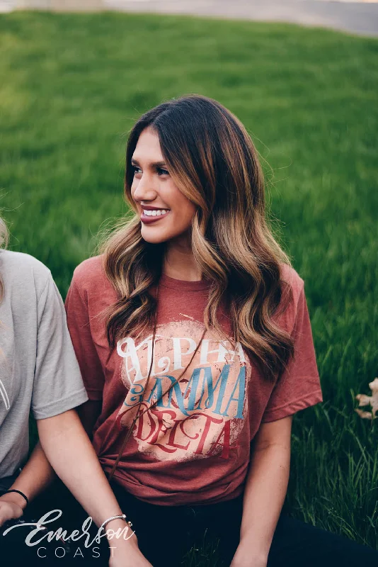 Casual And Comfortable Alpha Gamma Delta PR Tee