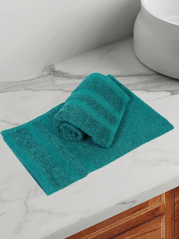 Fashionable Prints Sea Green Hand Towel