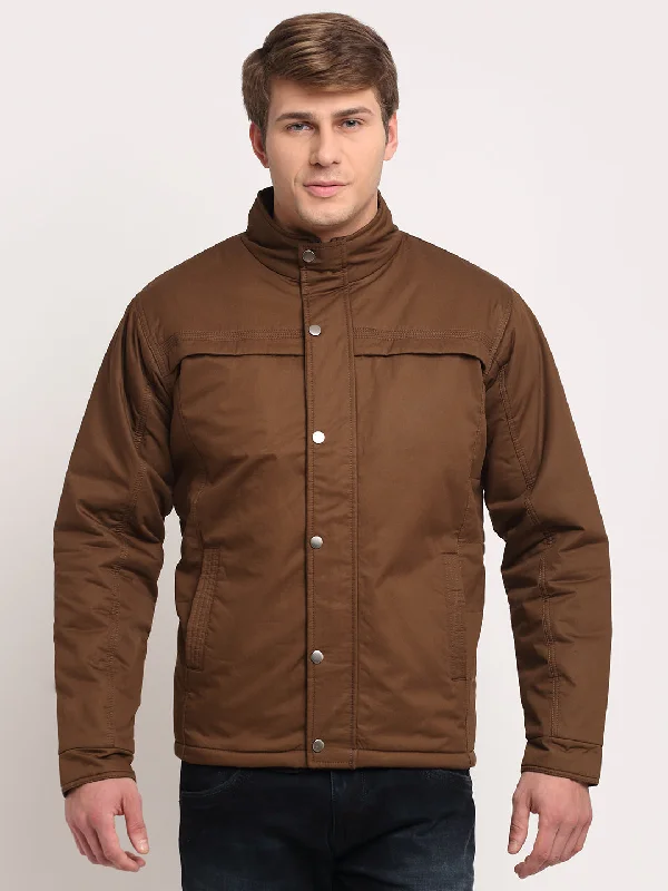 Luxe Comfort Men's Brown Jacket