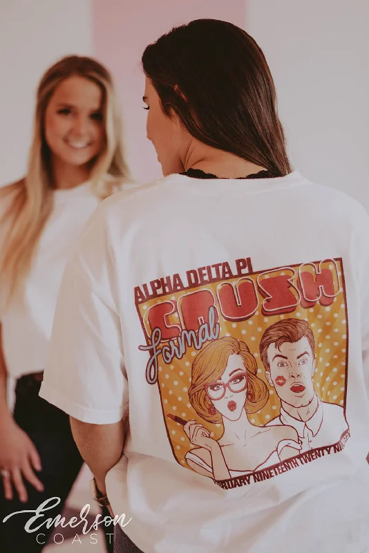 Cute Design Alpha Delta Pi Crush Formal Tee