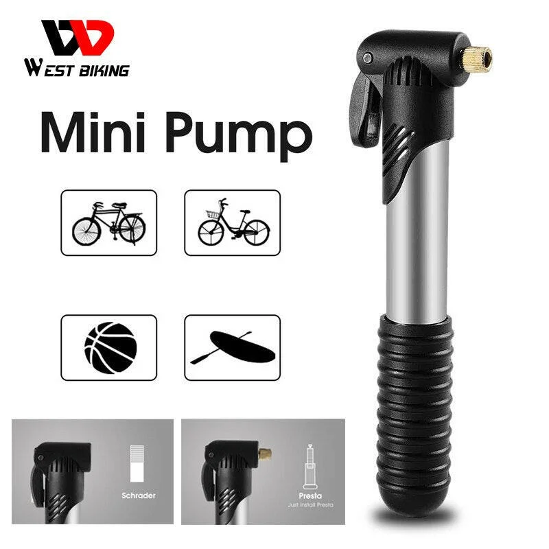 Exquisite Craftsmanship Portable Mini Bicycle Pump Cycling Hand Air Pump Ball Tire Inflator Schrader Presta Valve MTB Road Bike Accessories
