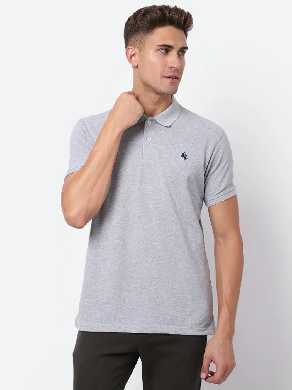 Men's Grey Melange T-Shirt