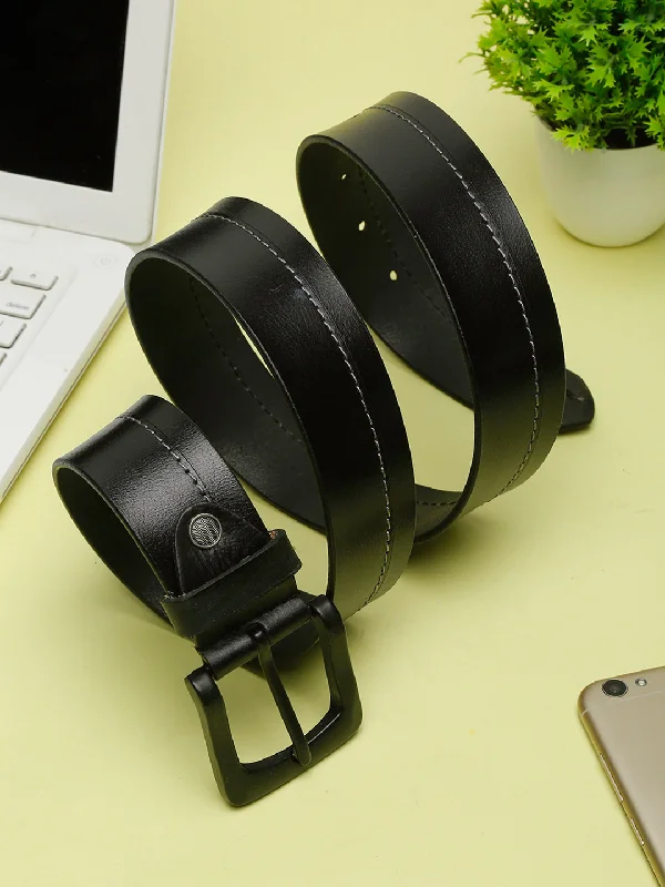 Comfy Layers Men Designer Black Belt