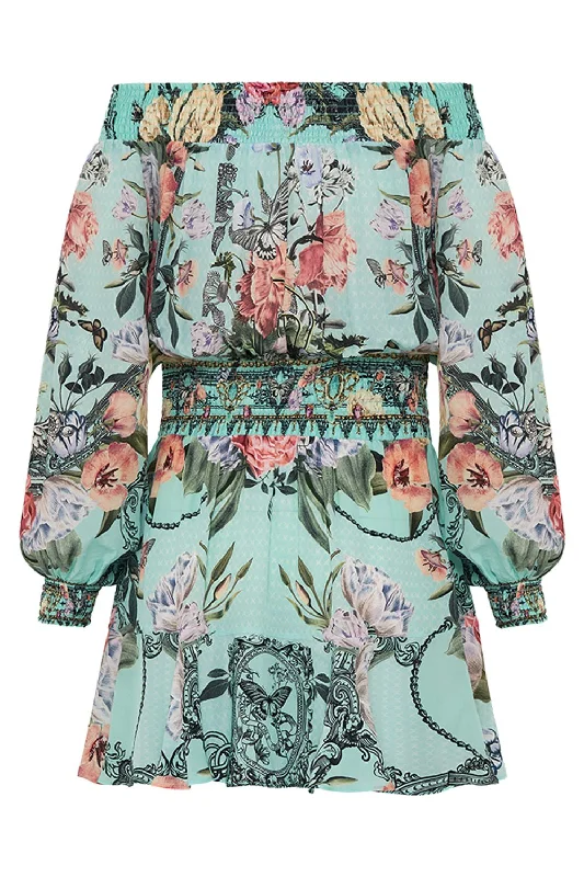 Timeless Outfits Off Shoulder Short Dress