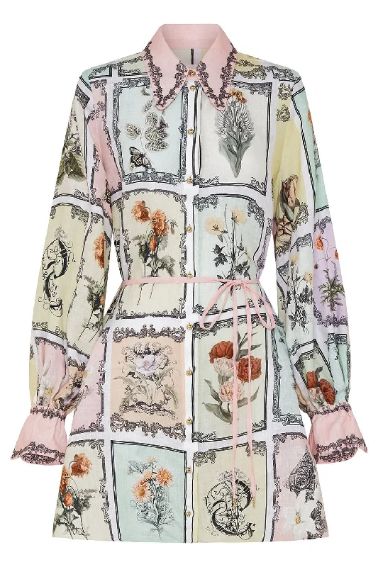 Noble Temperament Shift Shirt Dress