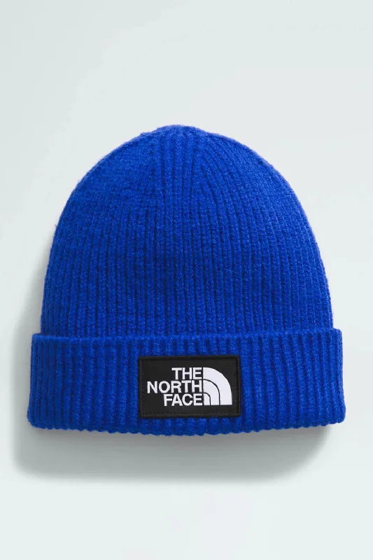 Energy Wear The North Face Box Logo Beanie for Kids in Blue | NF0A7WGC-CZ6