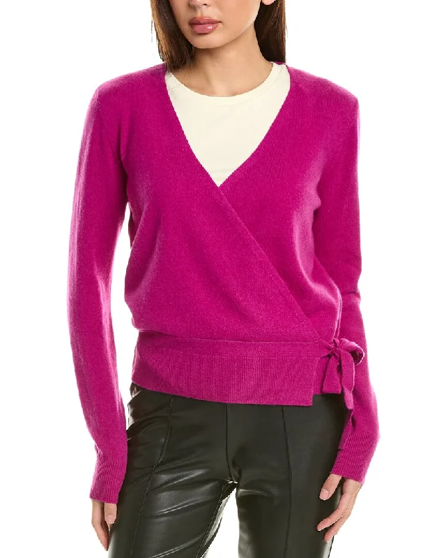 Effortless Elegance InCashmere Tie-Side Cashmere Cardigan