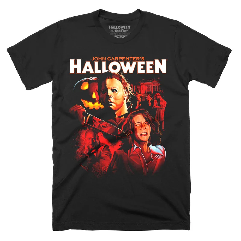 Soft Relaxation Wear Halloween Celebrate The Horror T-Shirt