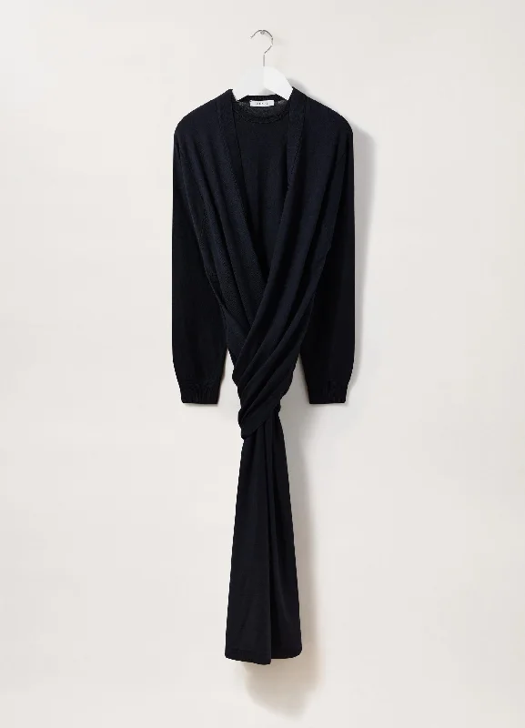 Layered Comfort TWISTED TROMPE L'ŒIL DRESS