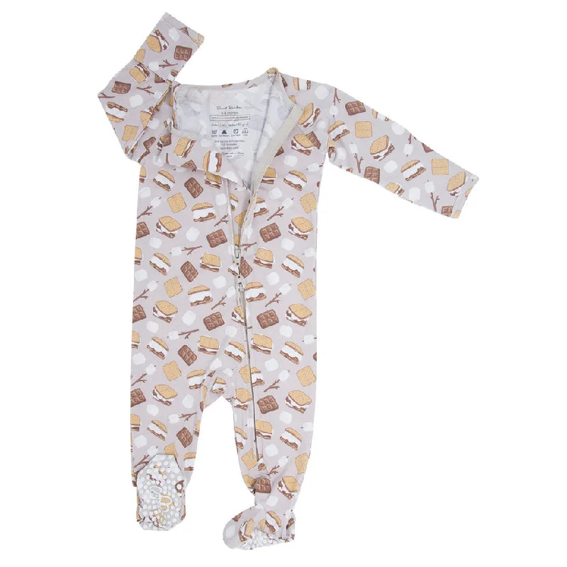 Floral Prints Unisex Smores Footie