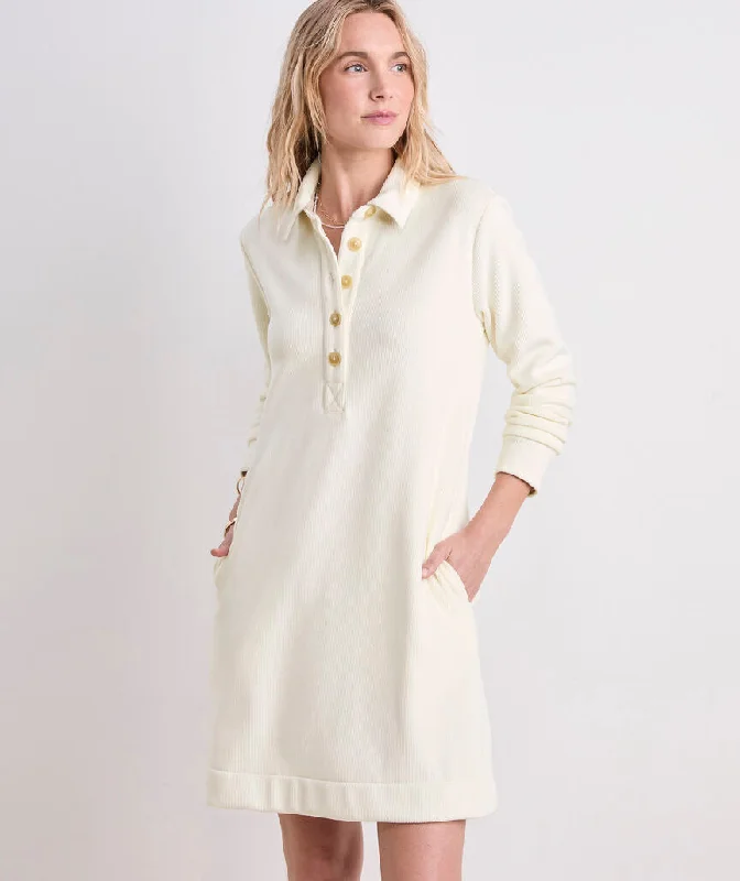 Vineyard Vines - Cozy Knit Cord Popover Dress