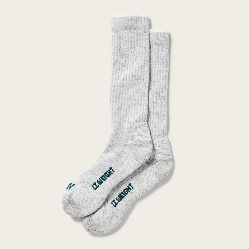 Cozy Chic LIGHTWEIGHT TRADITIONAL CREW SOCK