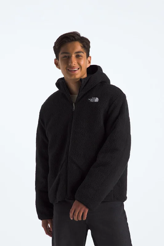 Energy Plan The North Face Reversible Shasta Full-Zip Hooded Jacket for Boys in Black | NF0A88TP-JK3 Energy Plan The North Face Reversible Shasta Full-Zip Hooded Jacket for Boys in Black | NF0A88TP-JK3