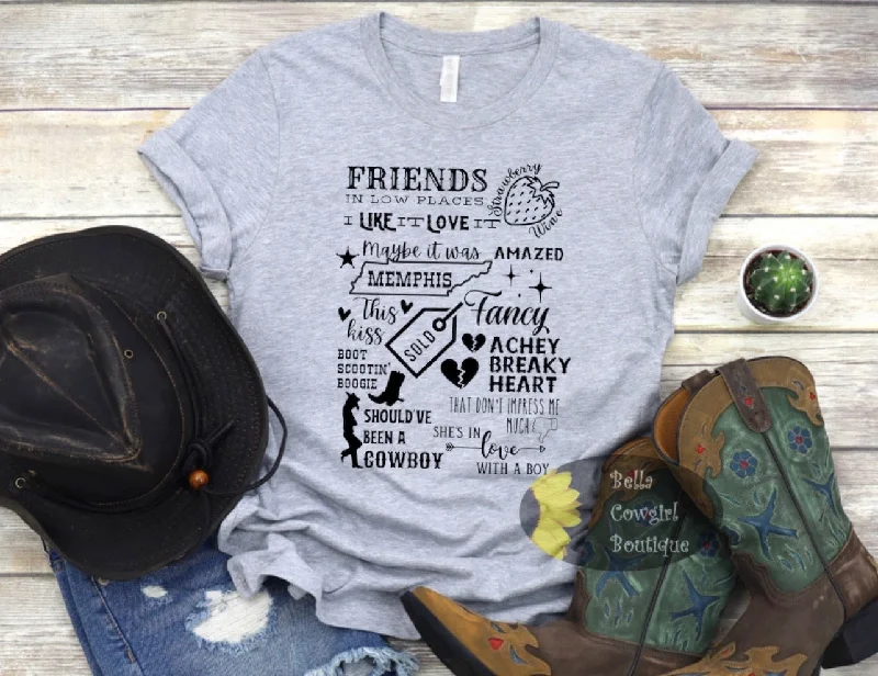 Weekend Wear 90's Country Music Women's T-Shirt