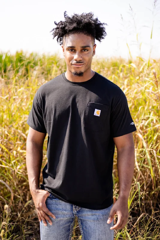 High Street Fashion Carhartt Force Relaxed Fit Midweight Pocket T-Shirt for Men in Black | 106652-N04-BLACK High Street Fashion Carhartt Force Relaxed Fit Midweight Pocket T-Shirt for Men in Black | 106652-N04-BLACK
