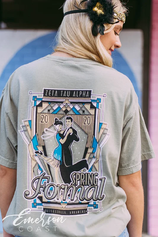 Versatile Items Zeta Tau Alpha Great Gatsby Spring Formal Tee