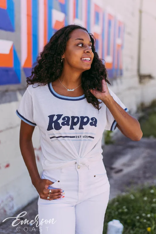 Fashion Design Kappa Retro PR Ringer Tshirt