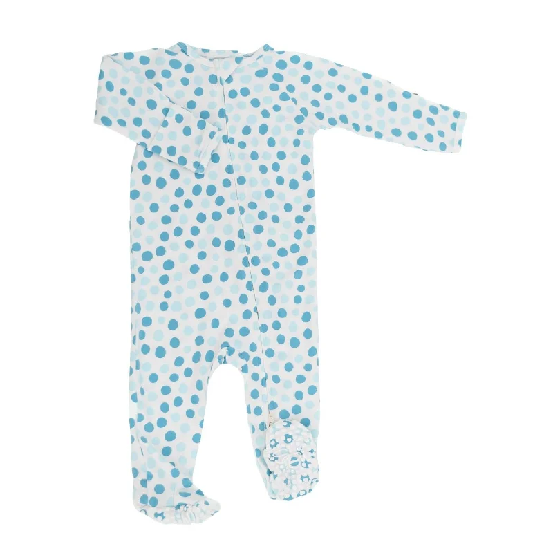 Versatile Items Boys Polka Dot Footie