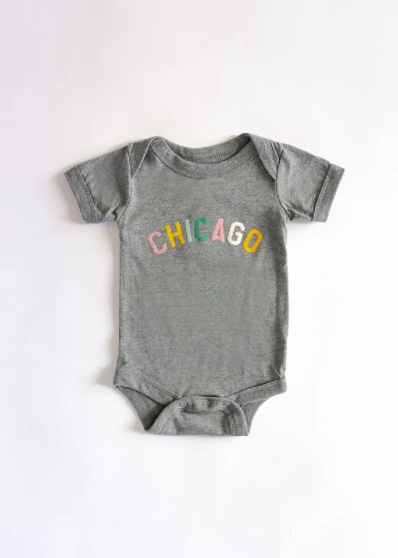 Versatile Comfort Sweet Home Chicago Onesie - Pastel