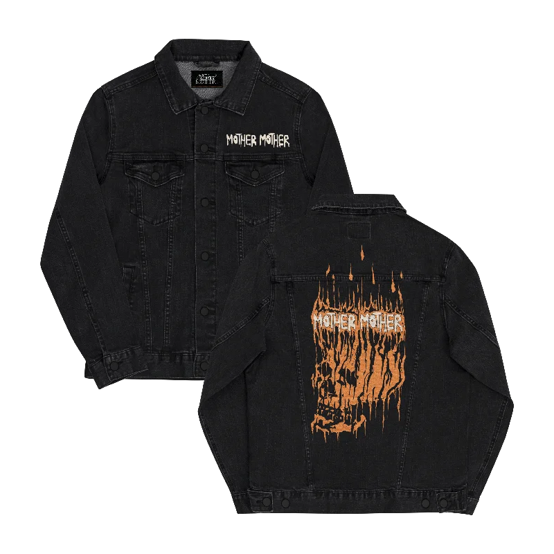High-end Wear Denim Skull Jacket