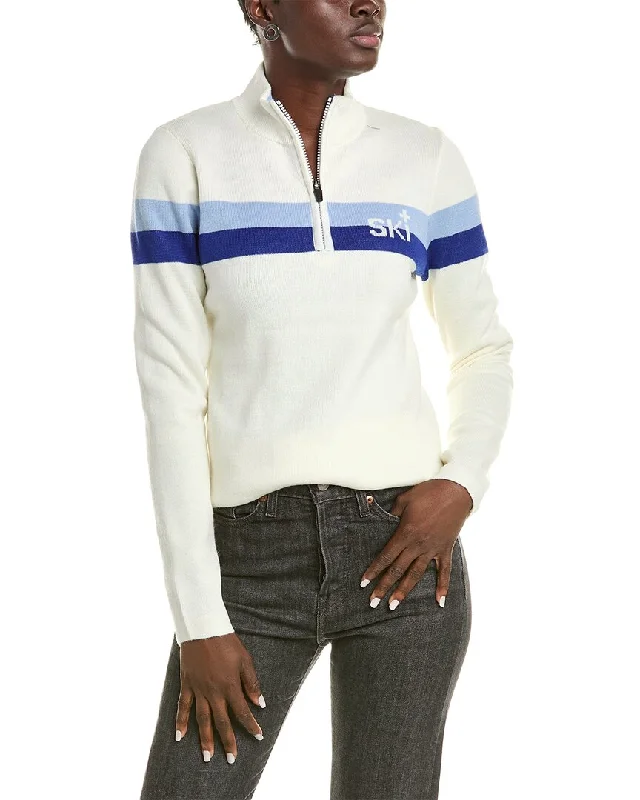 Sweet Breath Meister x Fera Patrol Wool-Blend 1/2-Zip Sweater
