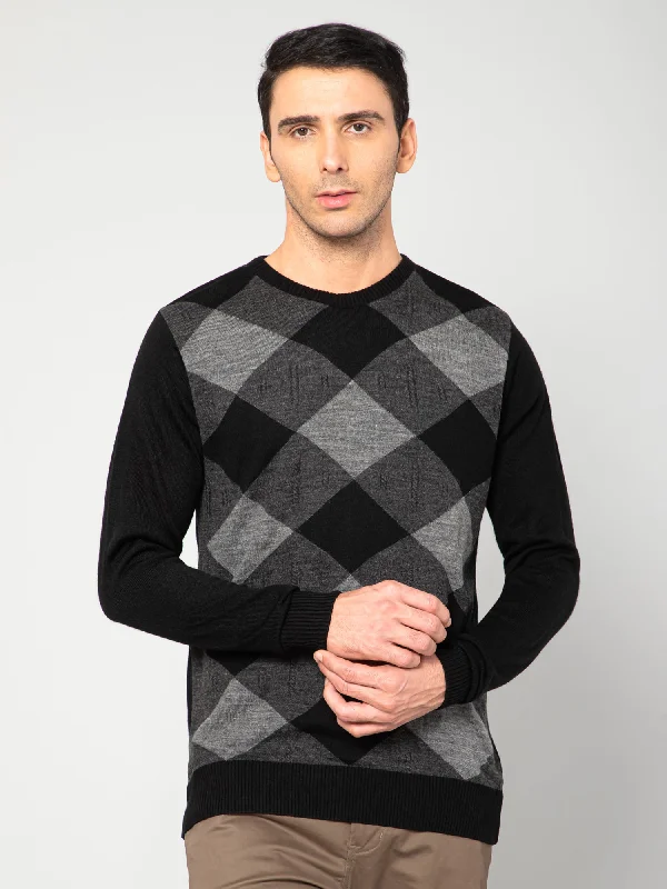 Men Black Sweater