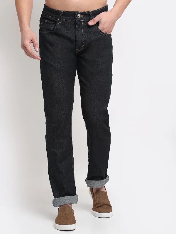 High-quality Styles Men's Ultra Narrow fit No Fade Navy Blue  Jeans