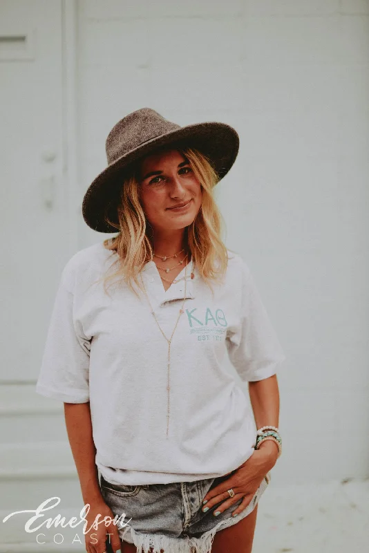 French Style Kappa Alpha Theta PR Henley