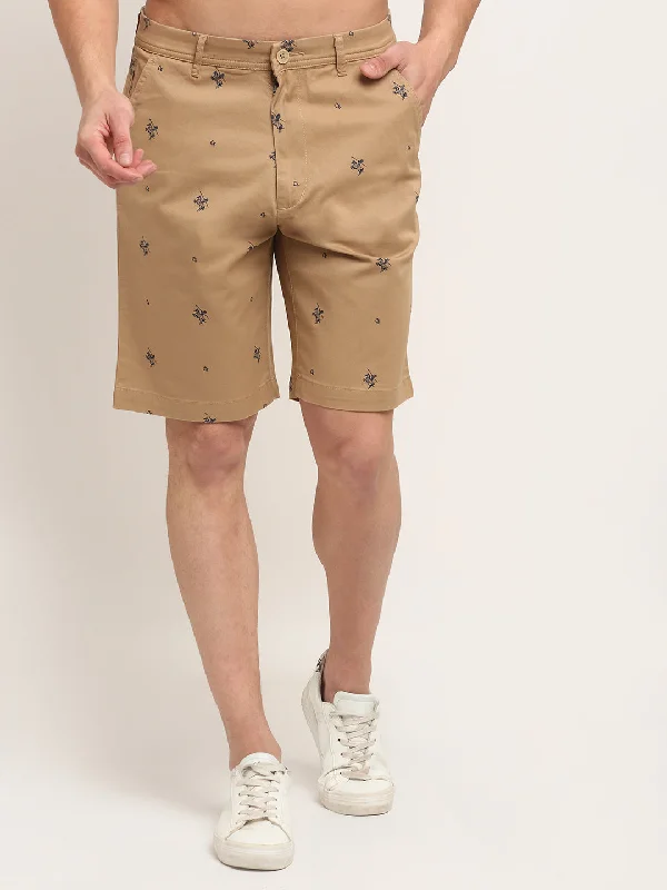 Multifunctional Style Khaki Men Shorts