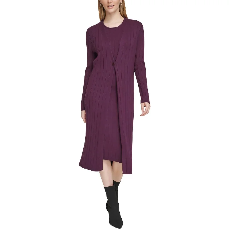 Stylish Jackets Womens Knit Duster Cardigan Sweater