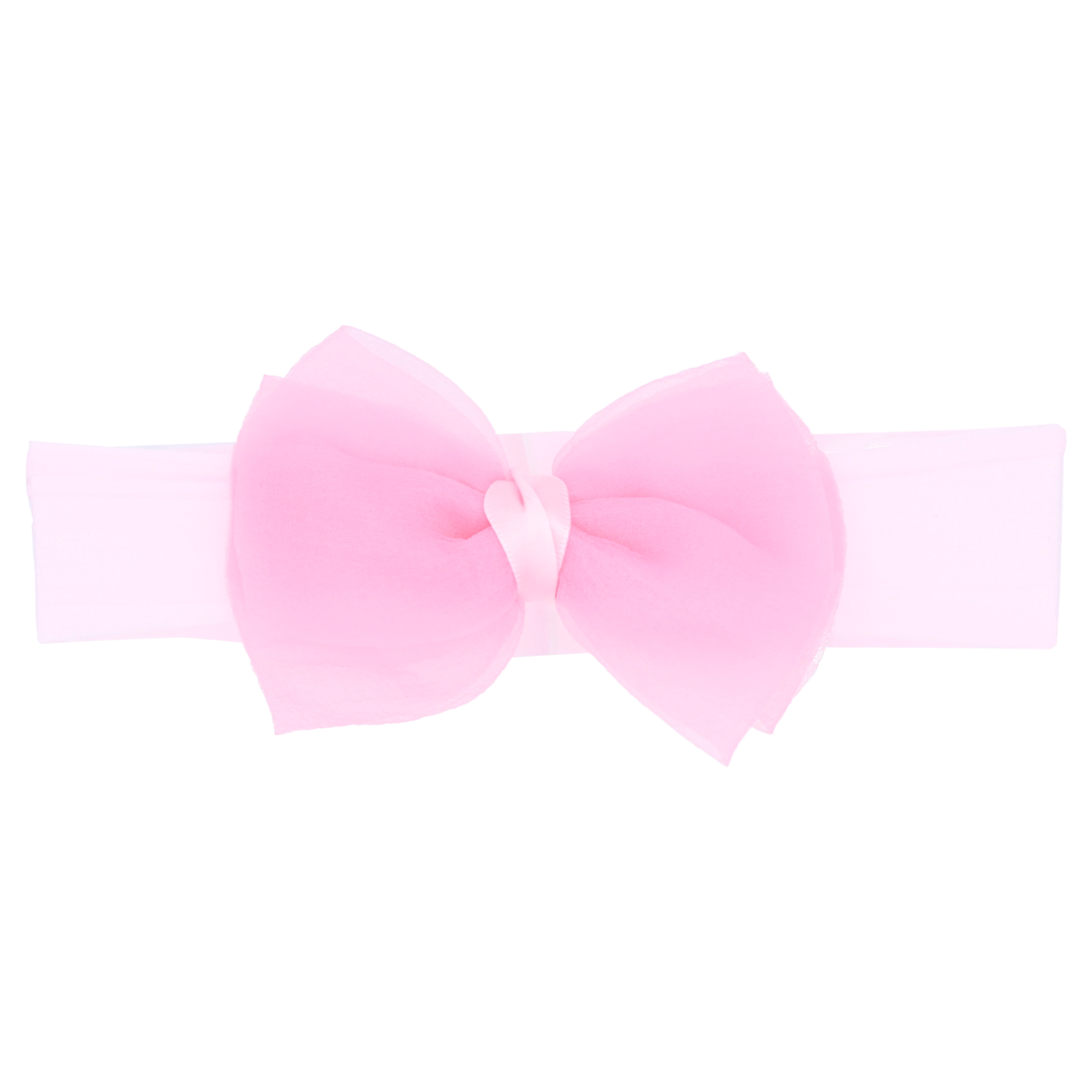 Trendy Wear Pink Tulle Ribbon Headband
