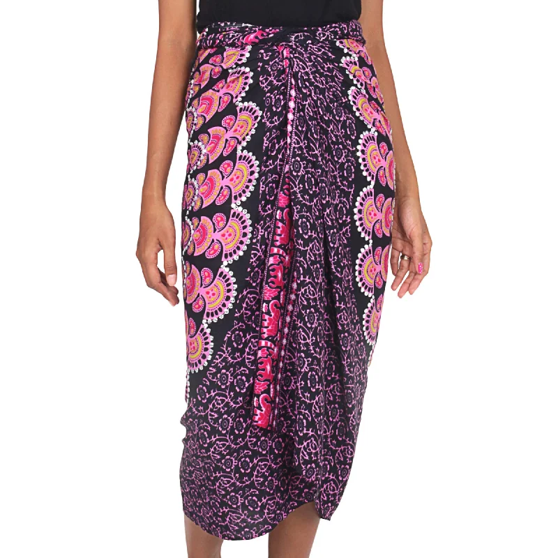 Exquisite Design Pink Sunshine Beach Sarong