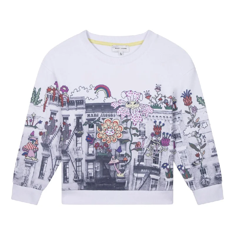 Warm Chic White Sweatshirt