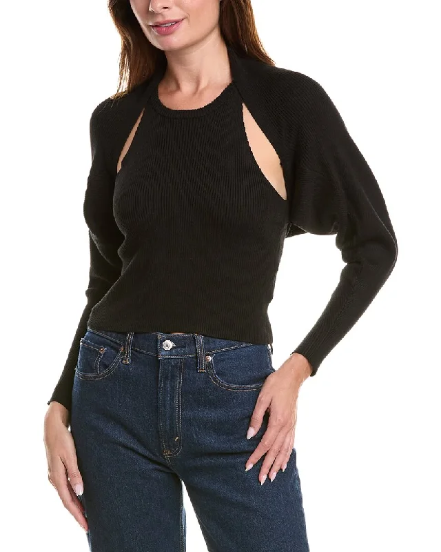 Sports Style Lyra & Co 2Pc Tank & Cardigan Set