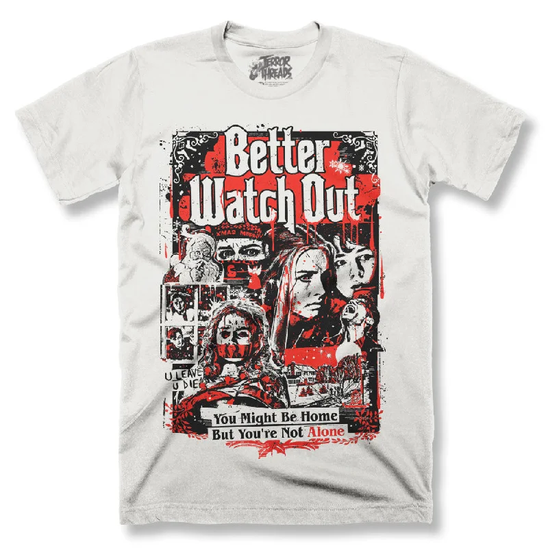 Street Fashion Better Watch Out Blood Stained Snow T-Shirt